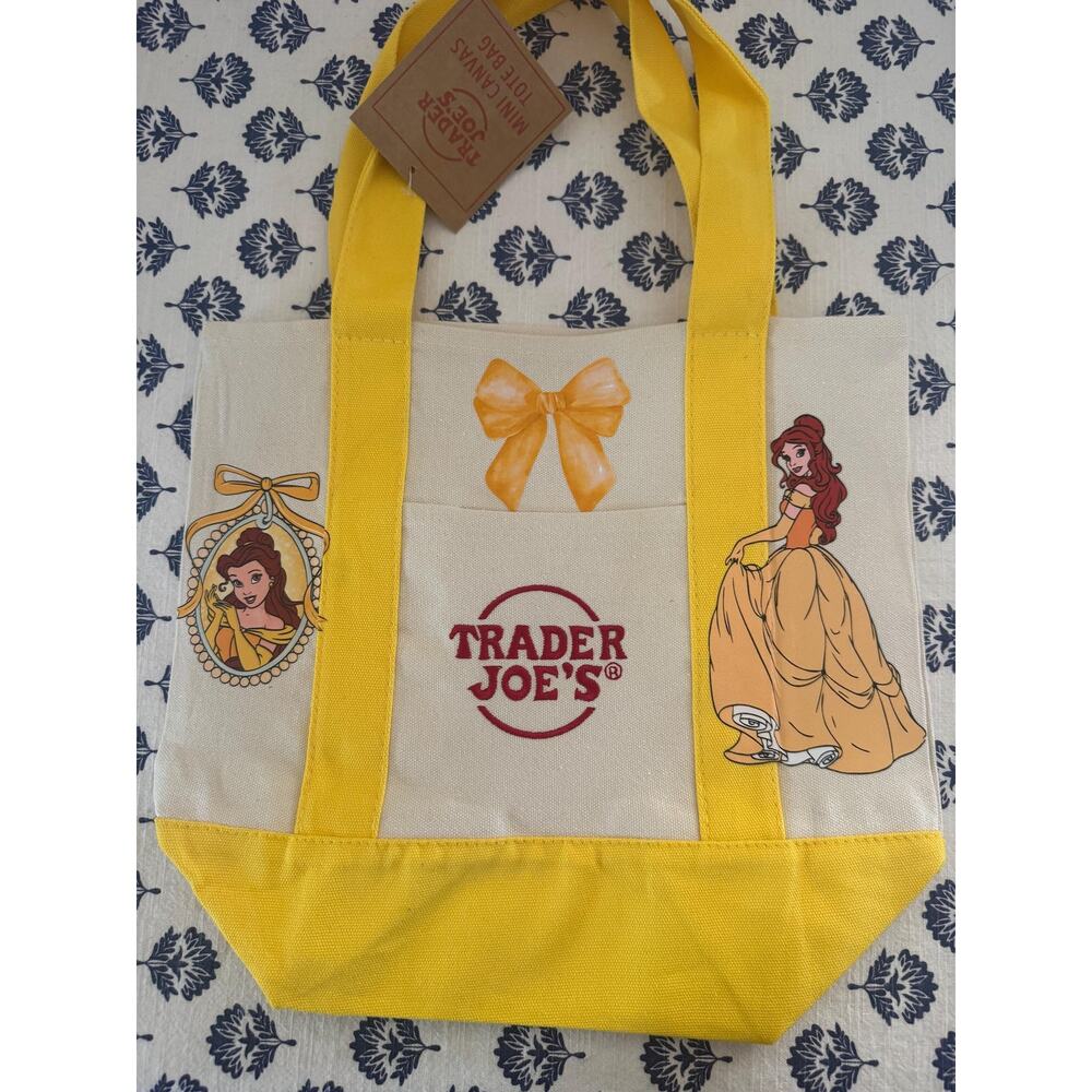 Disney Belle Beauty and the Beast Coquette Custom Made Trader Joes Mini Tote
